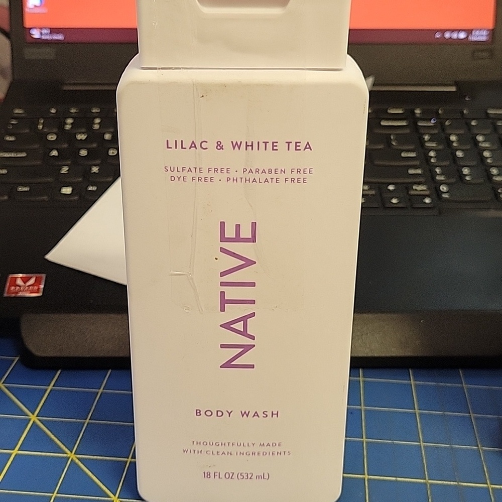 Native White Body Wash Lilac & White Tea 532ml New